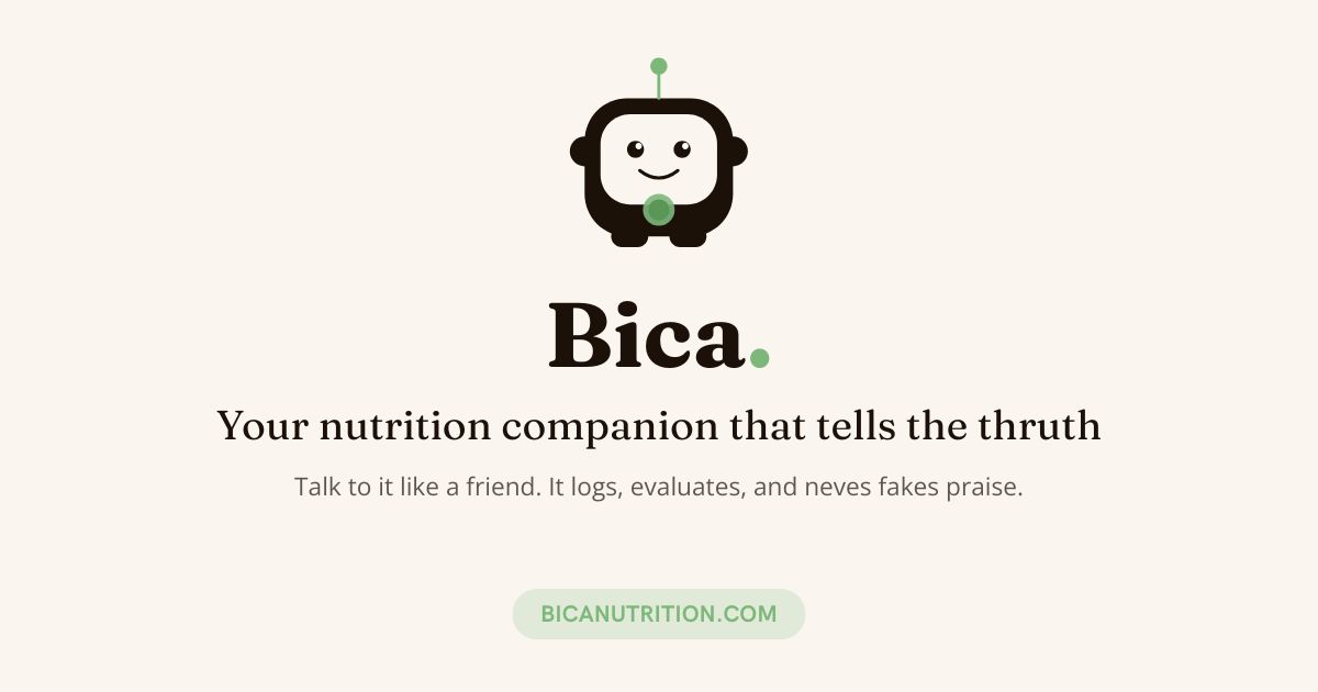 Bica - Your New Nutrition Companion logo